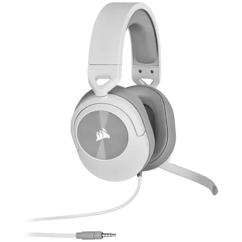 Corsair HS55 Stereo 3.5mm Wired Gaming Headphone White